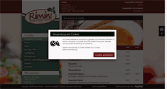 Desktop Screenshot of pizzeria-rimini.com